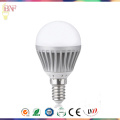 Bombilla industrial de la fábrica de 4W / 6W Silver G45 LED de aluminio con luz del día E14